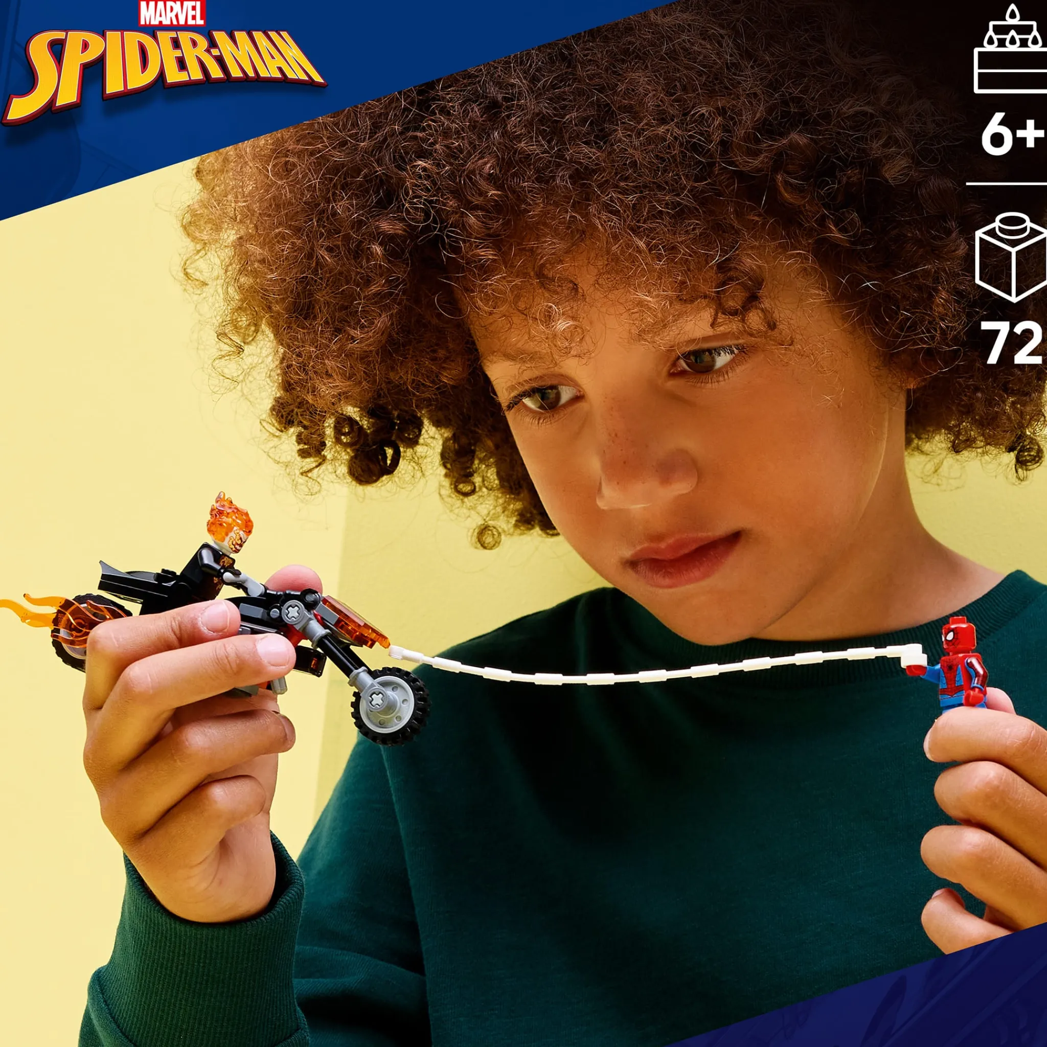 Kids LEGO® ǀ Marvel Spider-Man vs. Ghost Rider Motorcycle