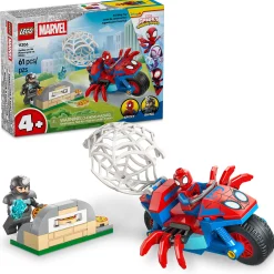 Kids LEGO® ǀ Marvel Spidey And His Amazing Friends Spidey on his Motorcycle vs. Rhino
