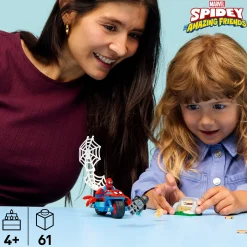 Kids LEGO® ǀ Marvel Spidey And His Amazing Friends Spidey on his Motorcycle vs. Rhino