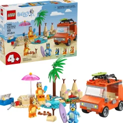Kids LEGO® Bluey: Bluey’s Beach & Family Car Trip