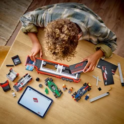 Kids LEGO® City F1® Truck with RB20 & AMR24 F1® Cars