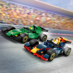 Kids LEGO® City F1® Truck with RB20 & AMR24 F1® Cars