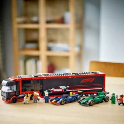 Kids LEGO® City F1® Truck with RB20 & AMR24 F1® Cars