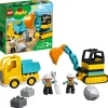 Kids LEGO® DUPLO® Construction Truck & Tracked Excavator