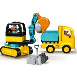 Kids LEGO® DUPLO® Construction Truck & Tracked Excavator