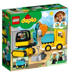 Kids LEGO® DUPLO® Construction Truck & Tracked Excavator