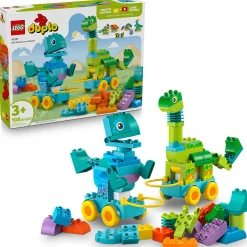 Kids LEGO® Assembly & Construction>DUPLO® Town 3 in 1 Dinosaurs on Wheels