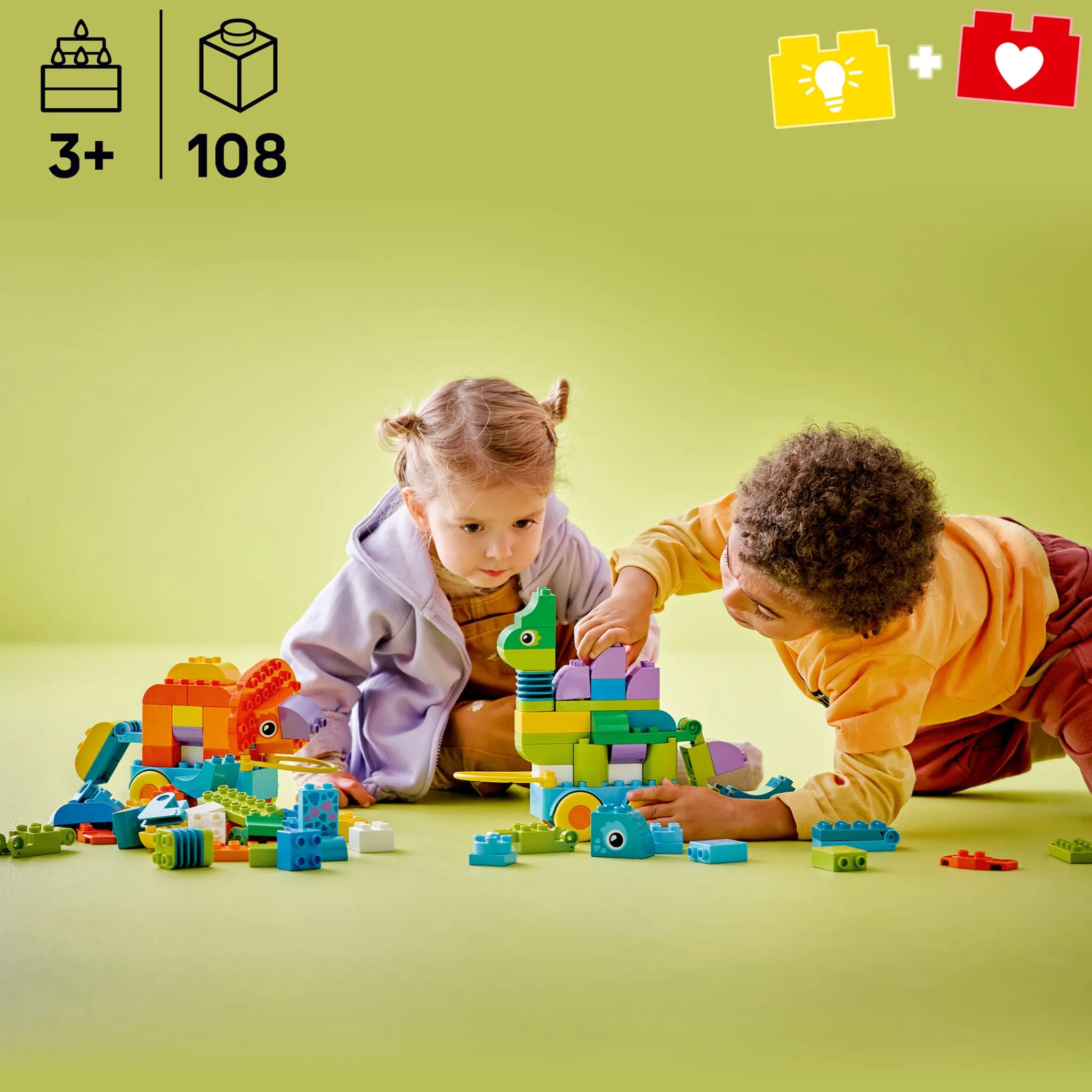 Kids LEGO® Assembly & Construction>DUPLO® Town 3 in 1 Dinosaurs on Wheels