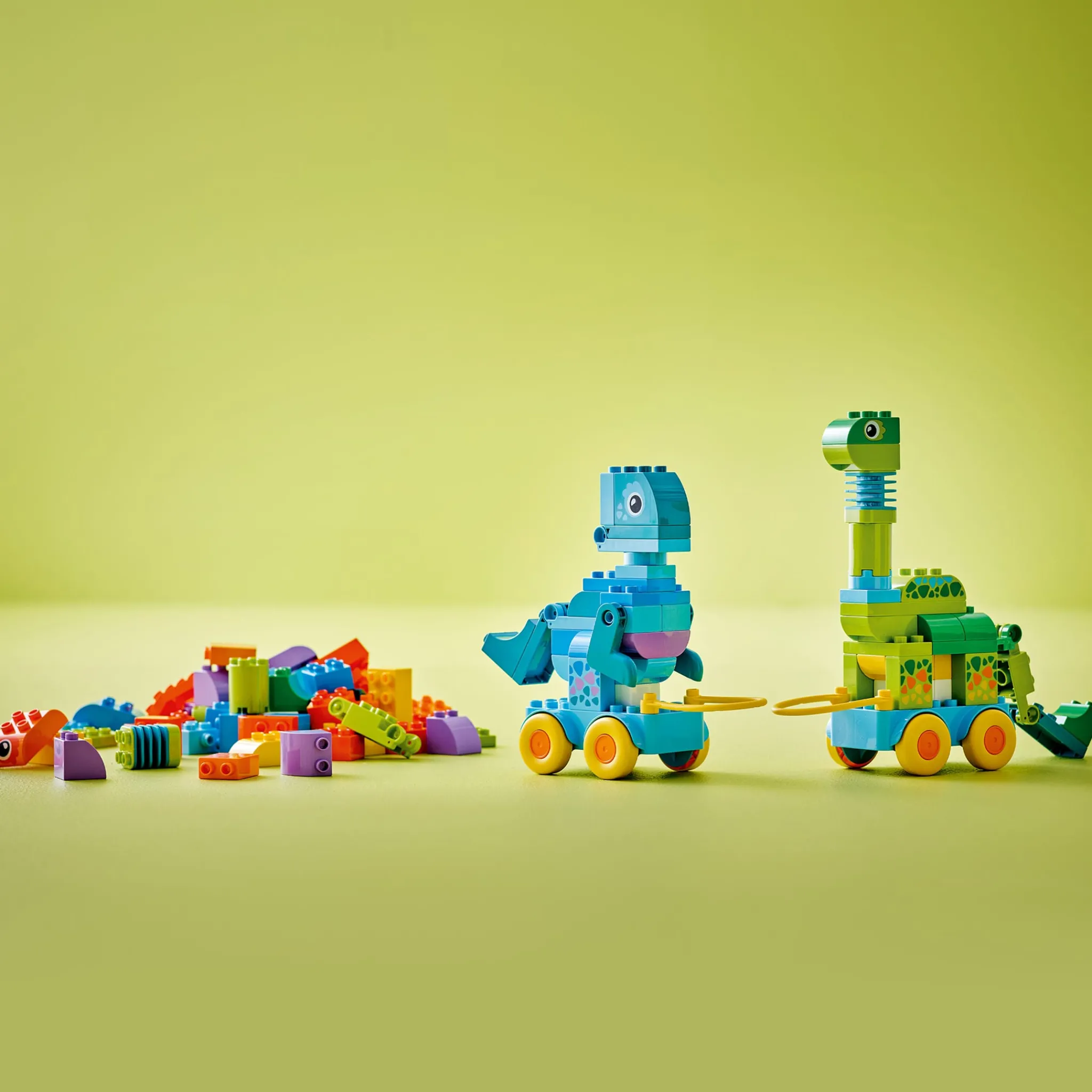 Kids LEGO® Assembly & Construction>DUPLO® Town 3 in 1 Dinosaurs on Wheels
