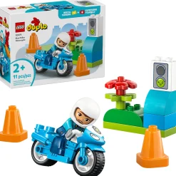 Kids LEGO® Assembly & Construction>DUPLO® Town Blue Police Motorcycle