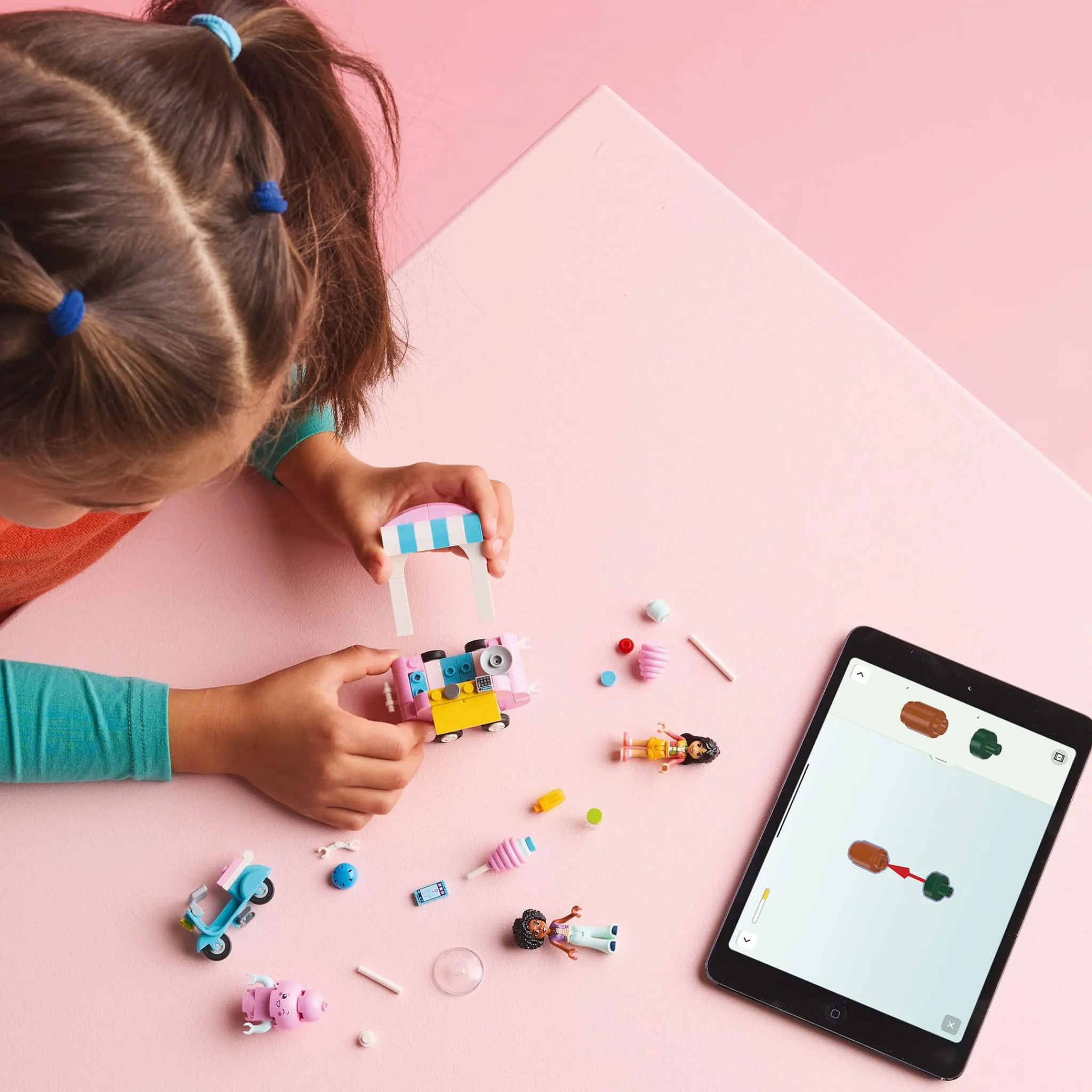 Kids LEGO® Friends Cotton Candy Stand and Scooter