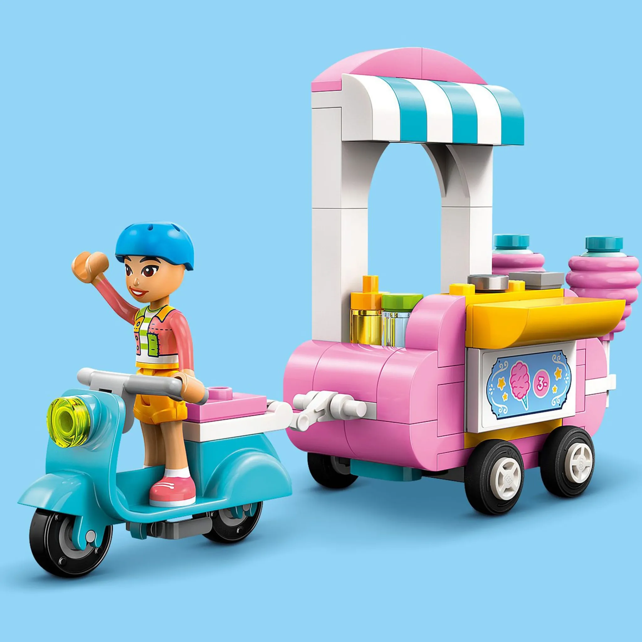 Kids LEGO® Friends Cotton Candy Stand and Scooter