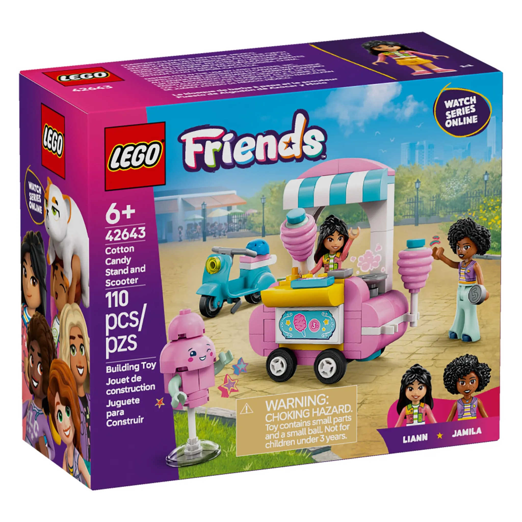 Kids LEGO® Friends Cotton Candy Stand and Scooter