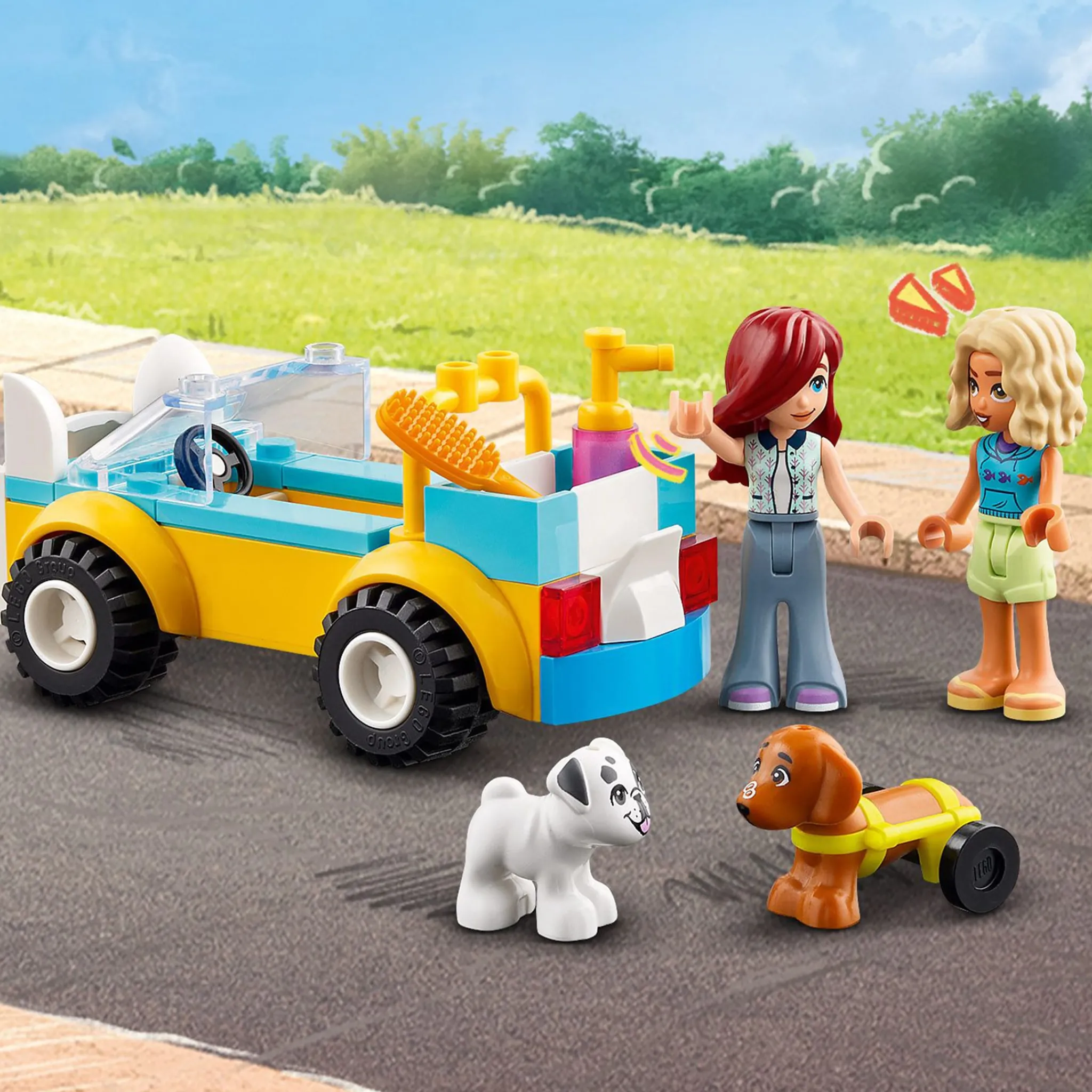 Kids LEGO® Friends Dog-Grooming Car
