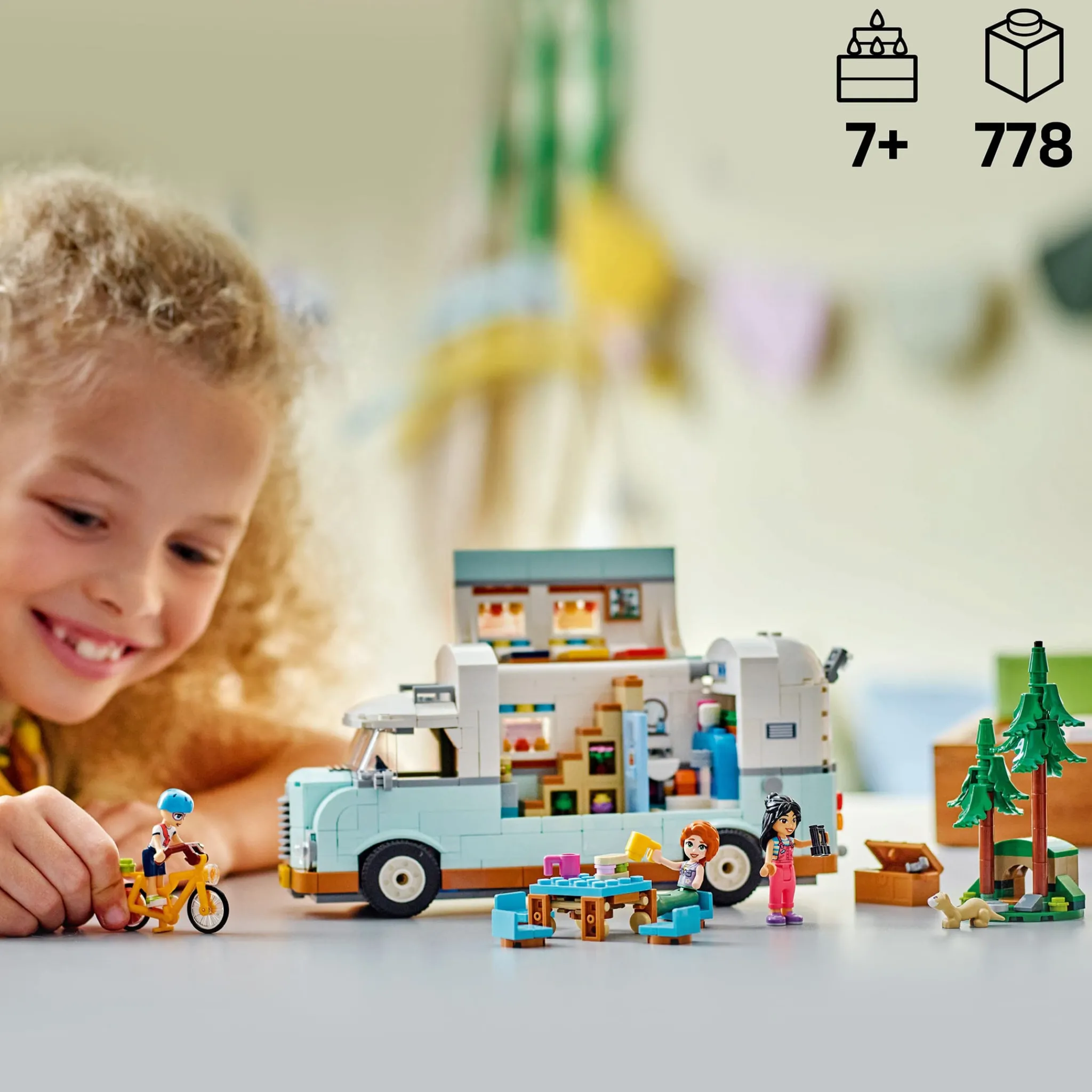 Kids LEGO® Friends Friendship Camper Van Adventure