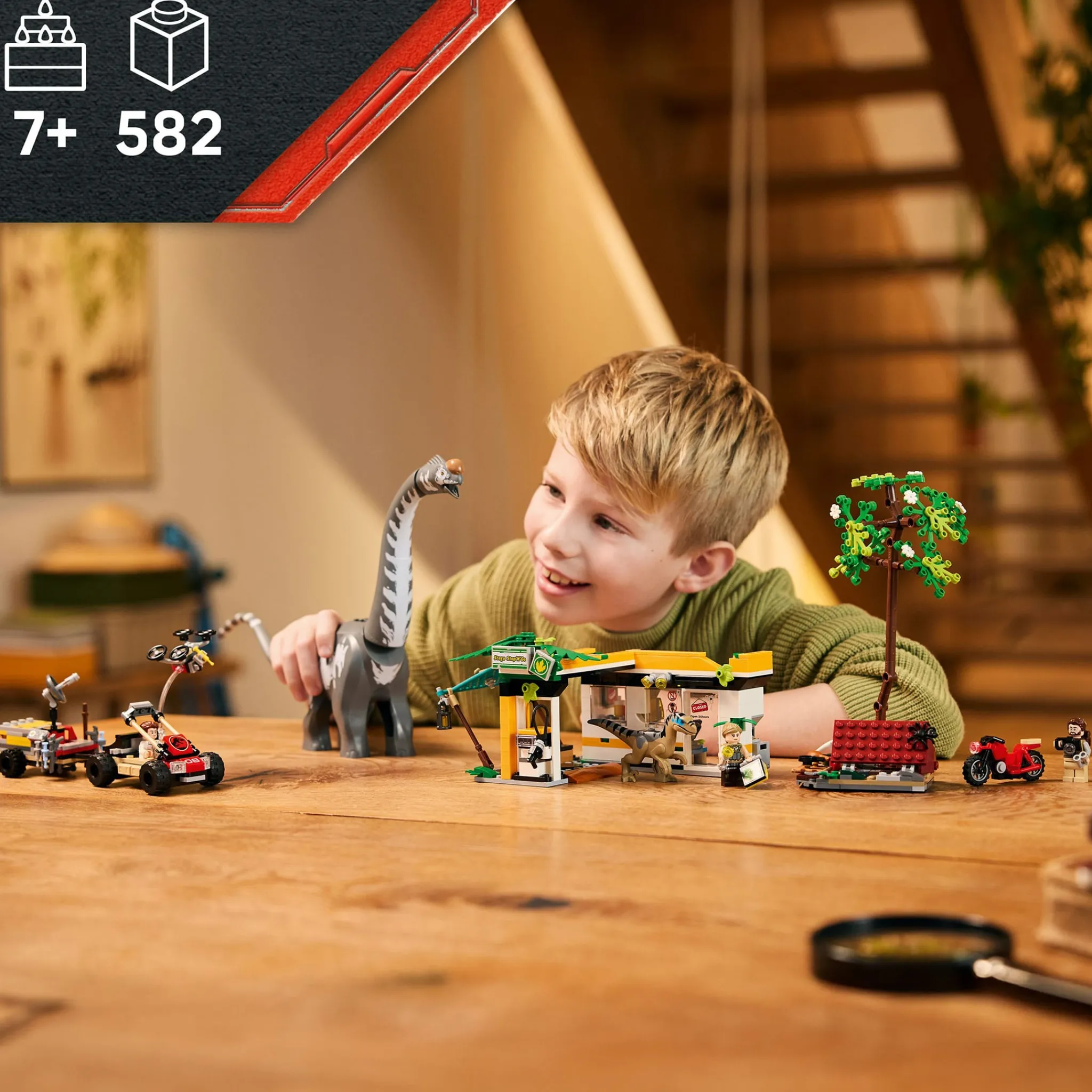 Kids LEGO® Assembly & Construction>Jurassic World Raptor & Titanosaurus Tracking Mission