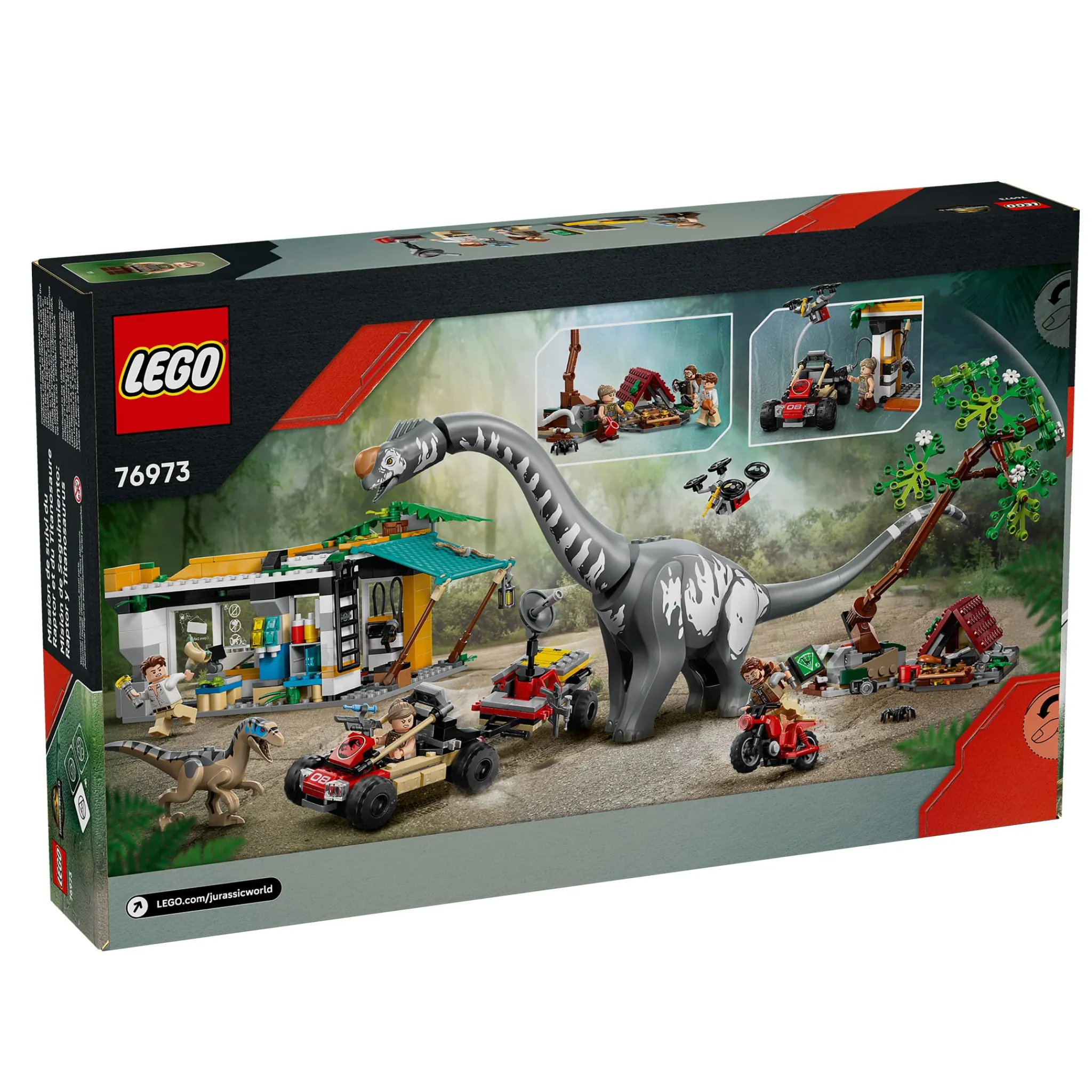 Kids LEGO® Assembly & Construction>Jurassic World Raptor & Titanosaurus Tracking Mission