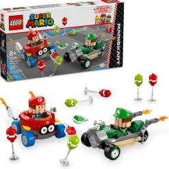 Kids LEGO® Assembly & Construction>Super Mario™: Mario Kart™ – Baby Mario vs. Baby Luigi