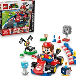 Kids LEGO® Assembly & Construction>Super Mario™: Mario Kart™ – Interactive Mario™ & Standard Kart
