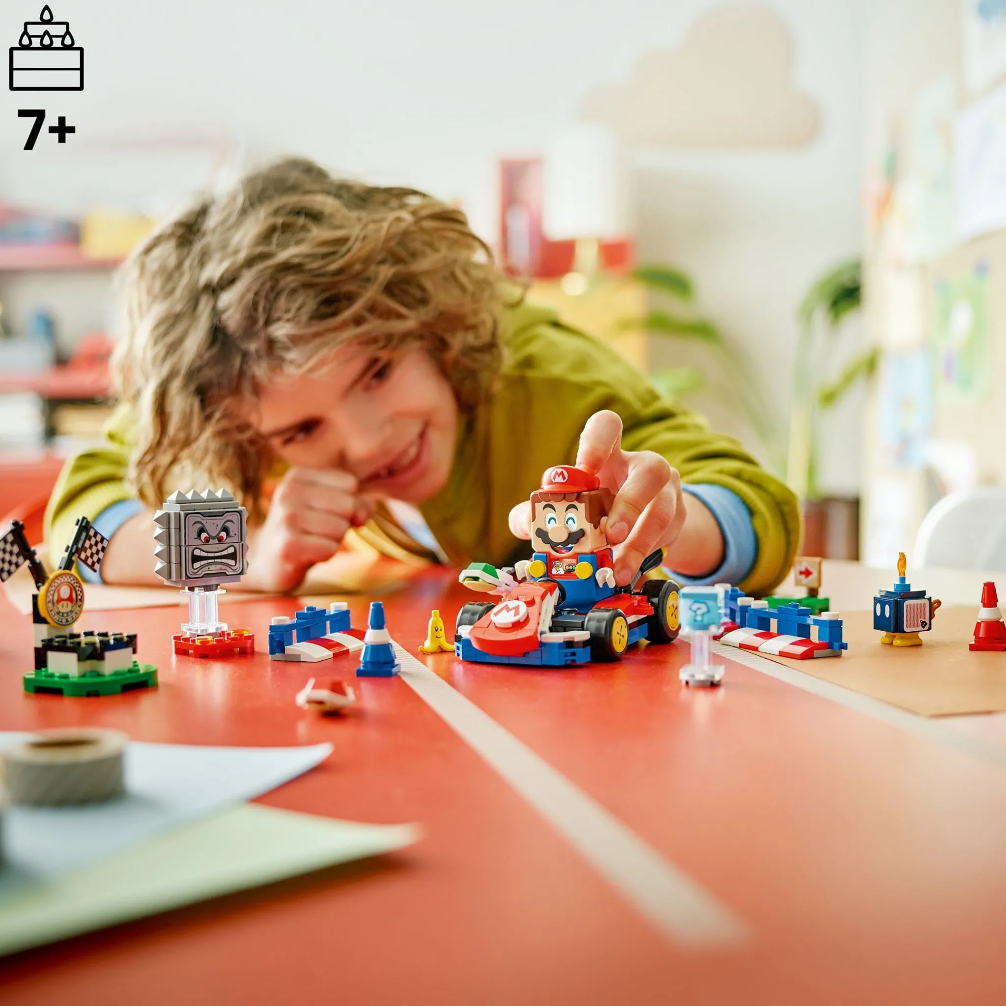 Kids LEGO® Assembly & Construction>Super Mario™: Mario Kart™ – Interactive Mario™ & Standard Kart