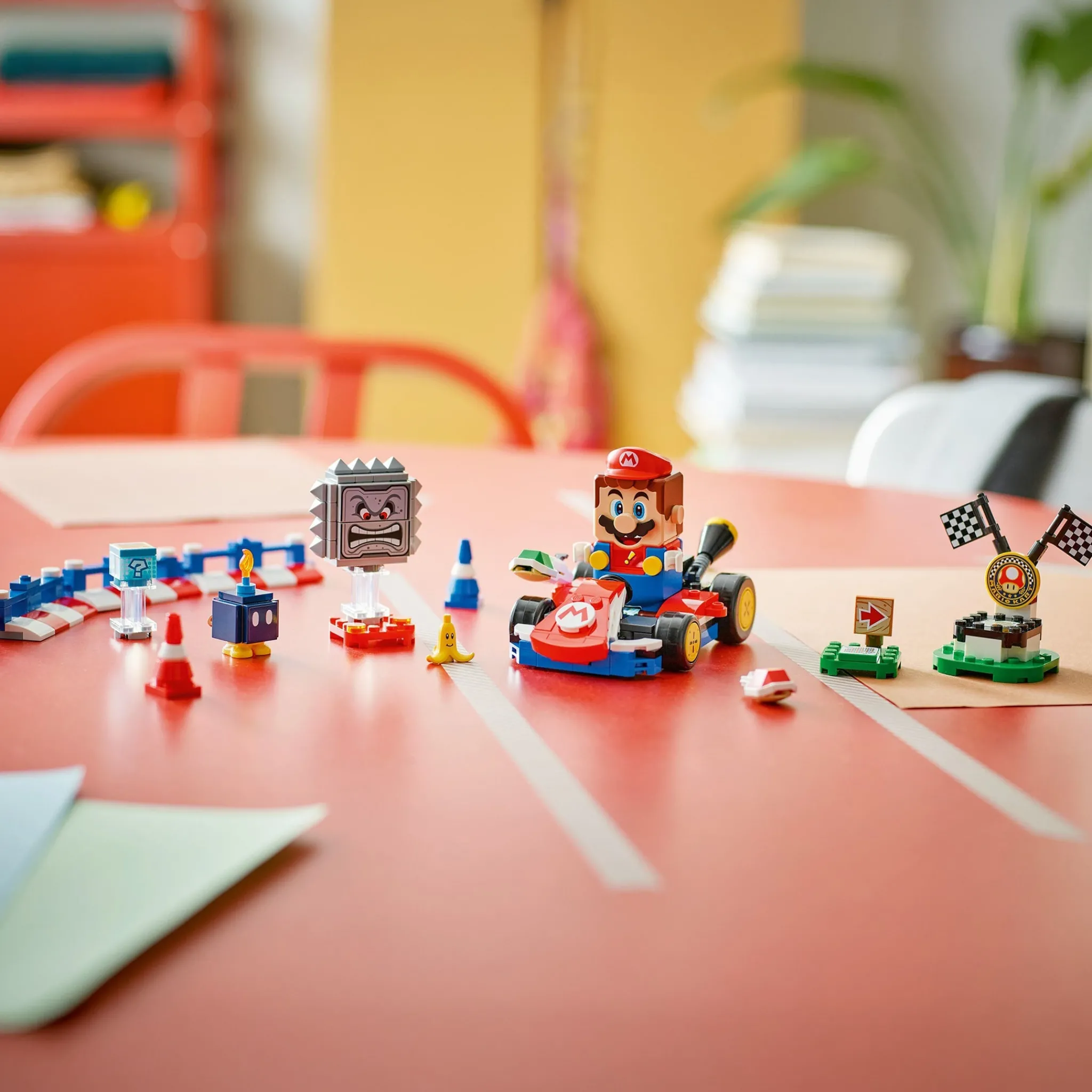 Kids LEGO® Assembly & Construction>Super Mario™: Mario Kart™ – Interactive Mario™ & Standard Kart