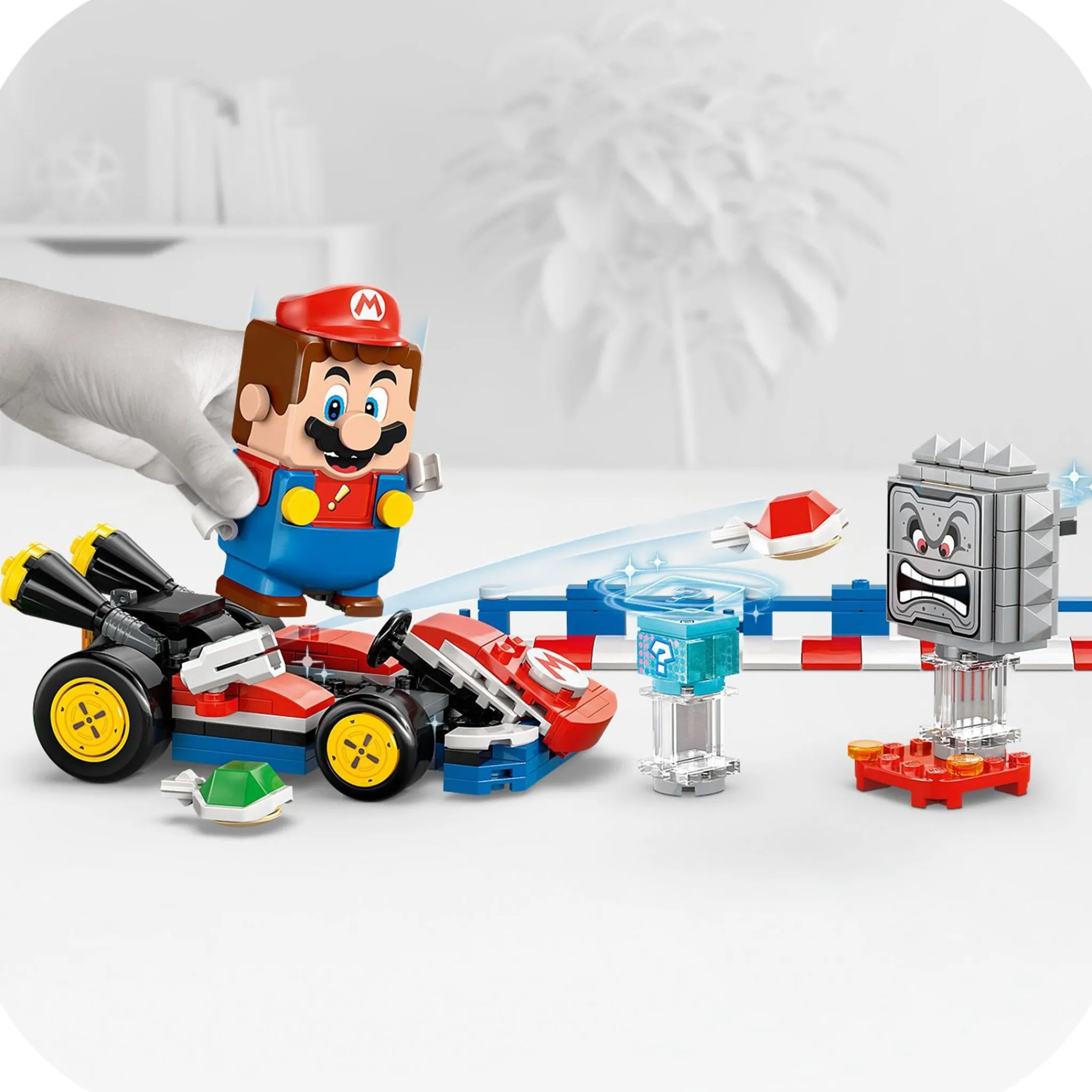 Kids LEGO® Assembly & Construction>Super Mario™: Mario Kart™ – Interactive Mario™ & Standard Kart