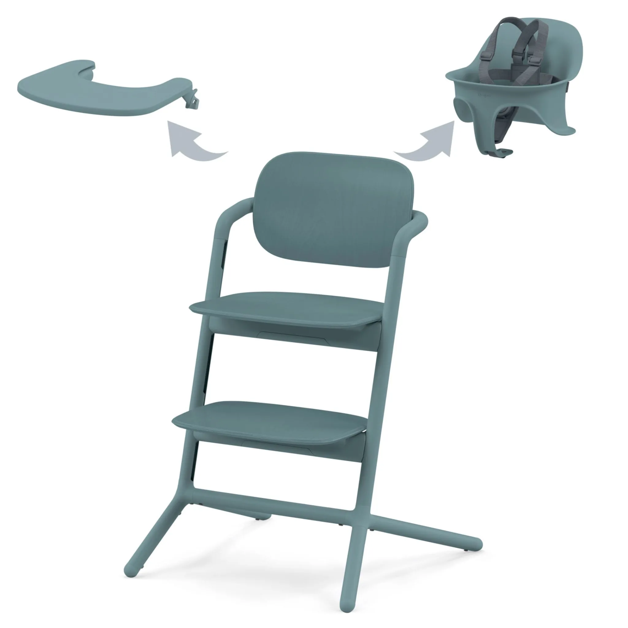 Cybex High Chairs & Booster Seats|High Chairs & Booster Seats>LEMO 2 High Chair 3-in-1 - Stone Blue