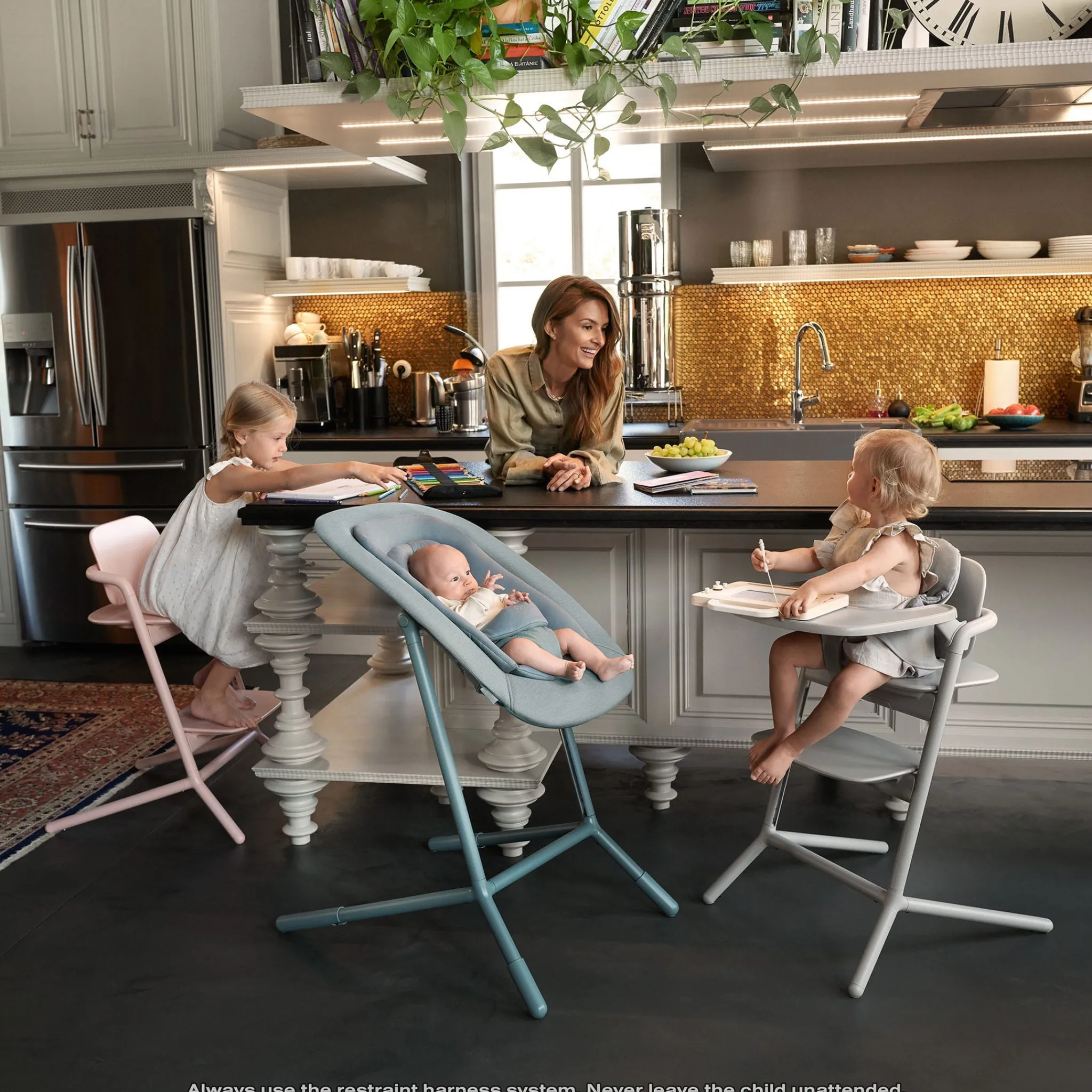 Cybex High Chairs & Booster Seats|High Chairs & Booster Seats>LEMO 2 High Chair 3-in-1 - Stone Blue