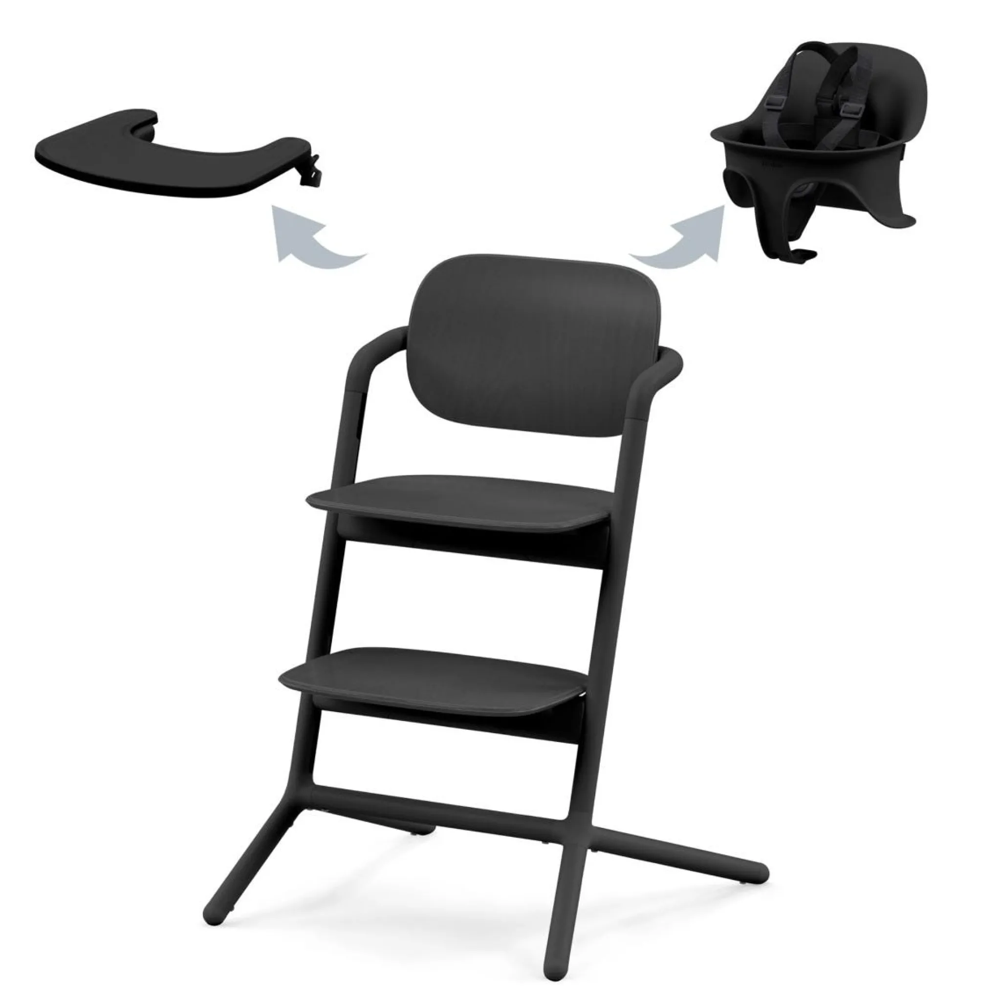 Cybex LEMO 2 High Chair 3-in-1 - Stunning Black