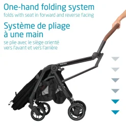 Kids Maxi-cosi Leona Poussette Essential Blac