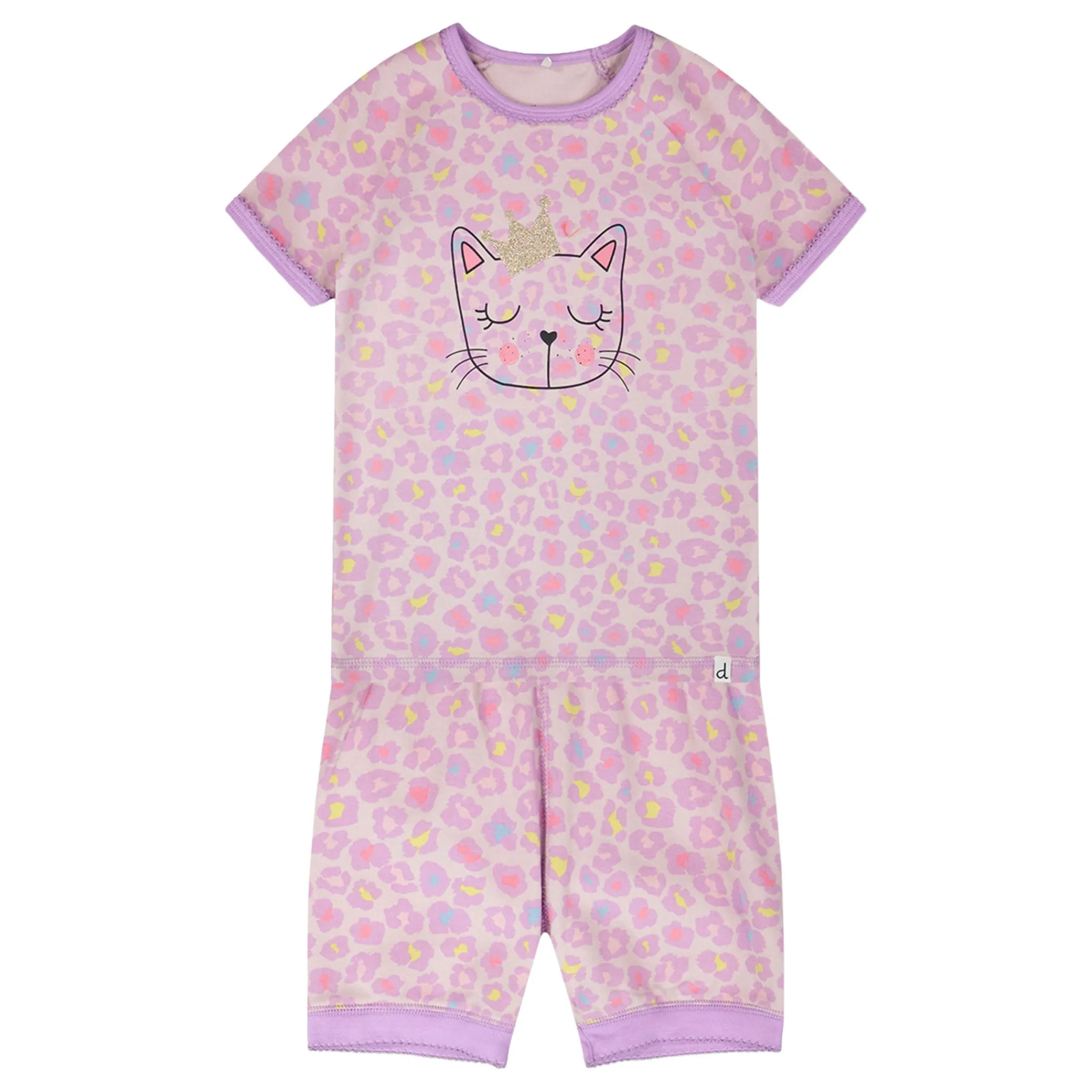 Kids Deux par Deux Pajamas & Bathrobes>Leopard Pajama Set 2-6