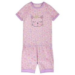 Kids Deux par Deux Leopard Pajama Set 7-10