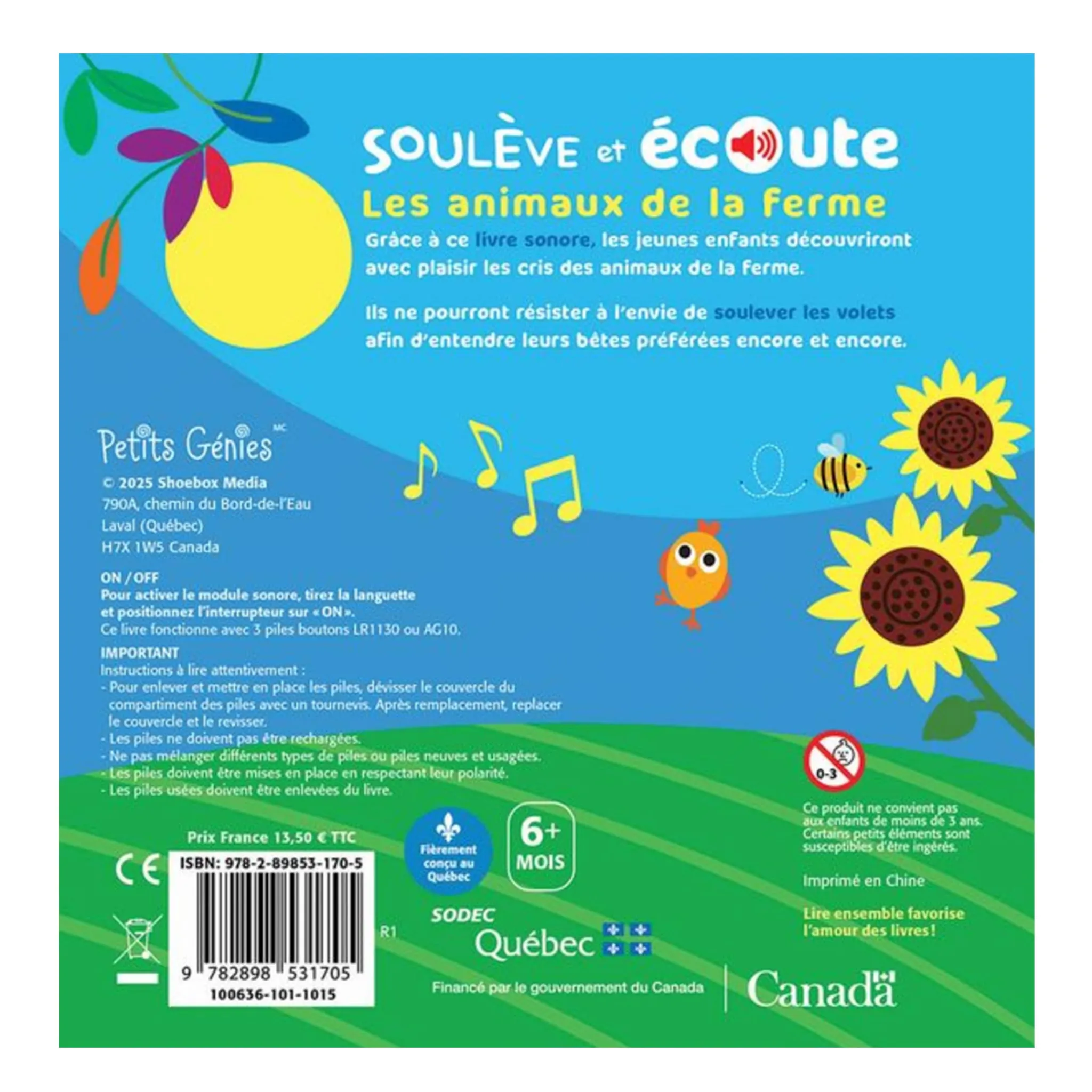 Prologue Les animaux de la ferme - Soulève et écoute