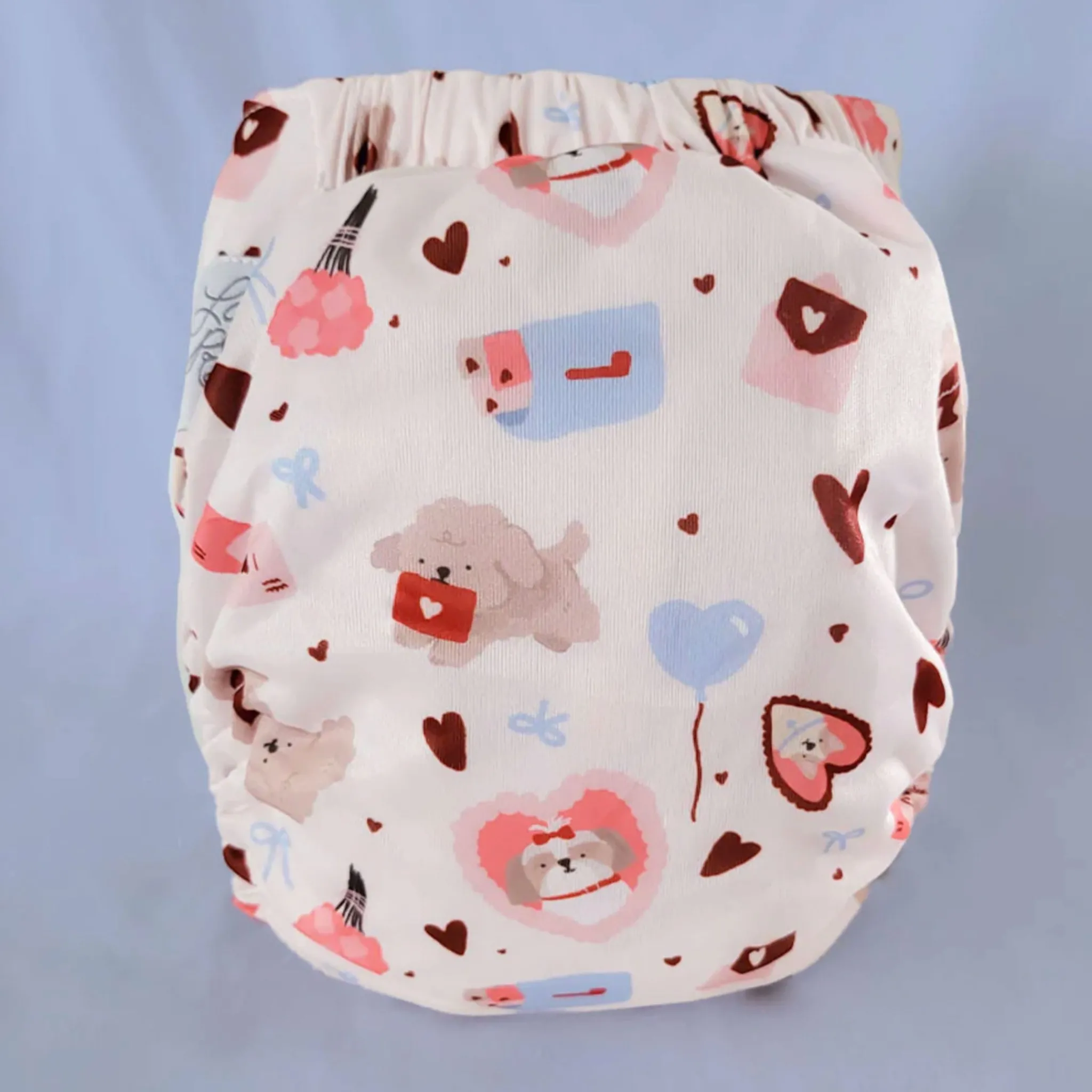 BOY La Petite Ourse Letter Cloth Diaper 8-35lb