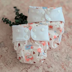 BOY La Petite Ourse Letter Cloth Diaper 8-35lb