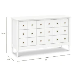 Namesake Liberty 9 Drawers Dresser - Warm White