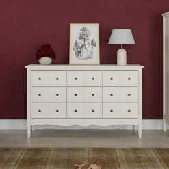 Namesake Liberty 9 Drawers Dresser - Warm White