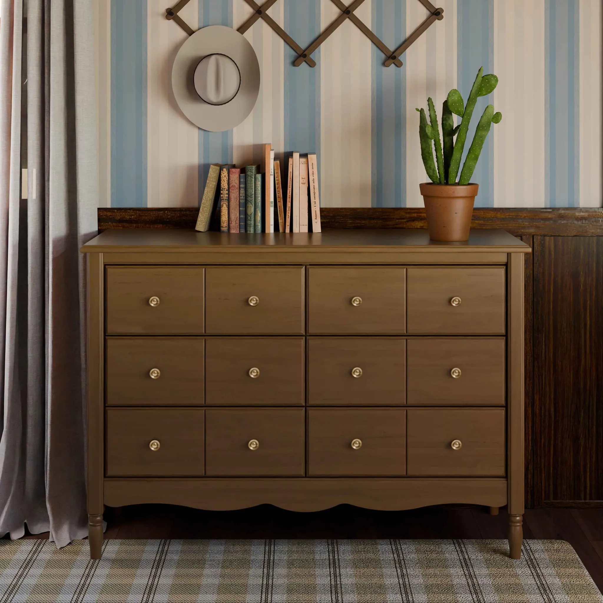 Namesake Liberty 6-Drawer Assembled Dresser - Natural Walnut