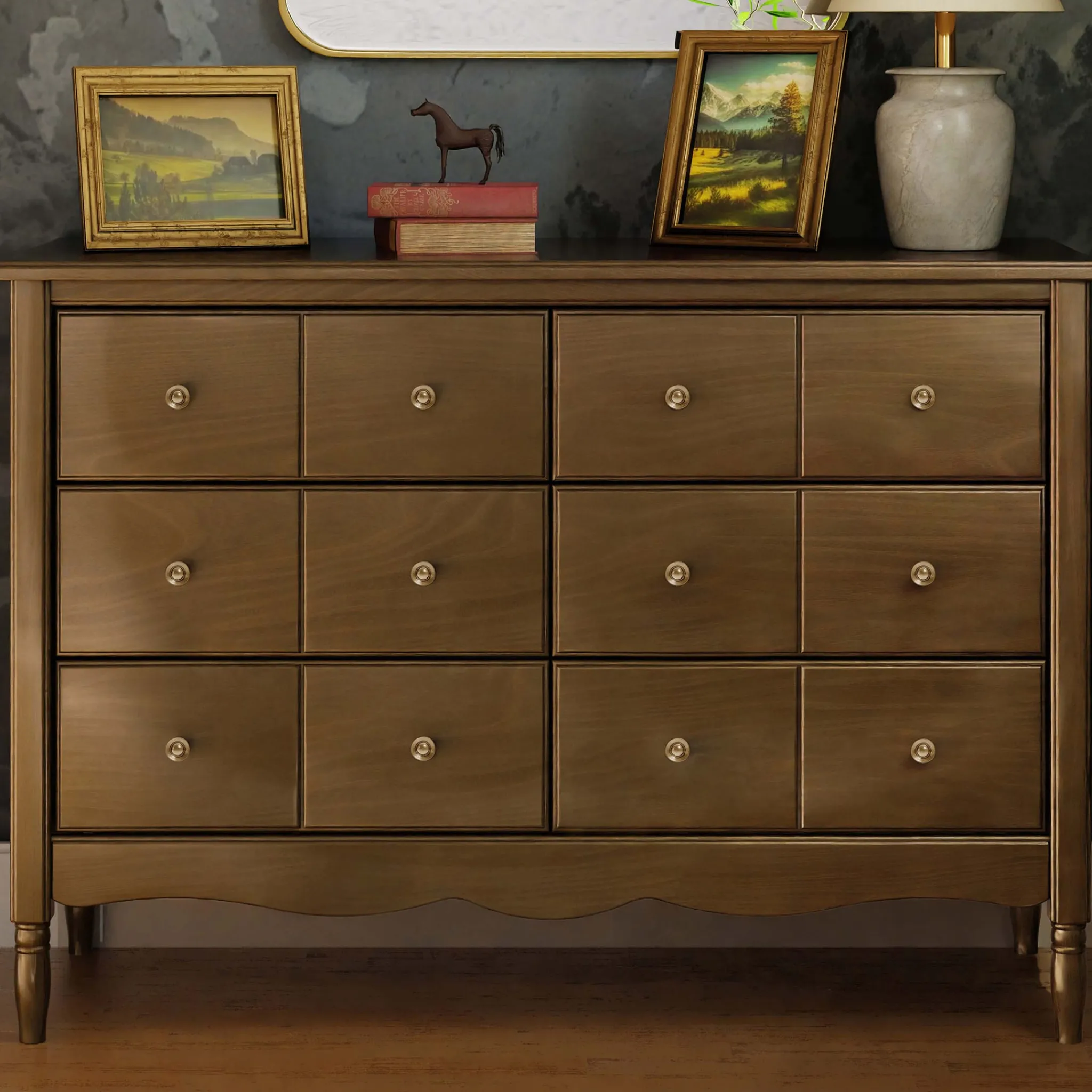 Namesake Liberty 6-Drawer Assembled Dresser - Natural Walnut
