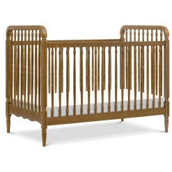 Namesake Liberty 3-in-1 Convertible Spindle Crib With Conversion Kit - Natural Walnut