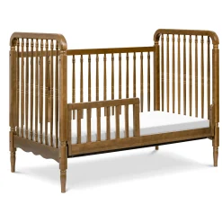 Namesake Liberty 3-in-1 Convertible Spindle Crib With Conversion Kit - Natural Walnut