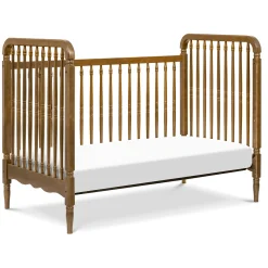 Namesake Liberty 3-in-1 Convertible Spindle Crib With Conversion Kit - Natural Walnut