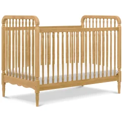 Namesake Liberty 3-in-1 Convertible Spindle Crib With Conversion Kit - Honey