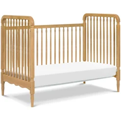 Namesake Liberty 3-in-1 Convertible Spindle Crib With Conversion Kit - Honey