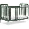 Namesake Liberty 3-in-1 Convertible Spindle Crib With Conversion Kit - Forest Green