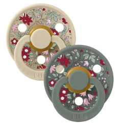 Bibs LIBERTY Pacifier 6-18m Set of 2 - Pine Mix (Size 2)