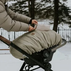 Petit Coulou Light Car Seat Cover - Lichen