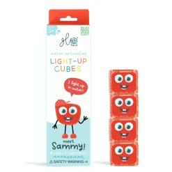 Glo Pals Bath Toys|Bath Accessories>Light-Up Cubes for Bath - Sammy