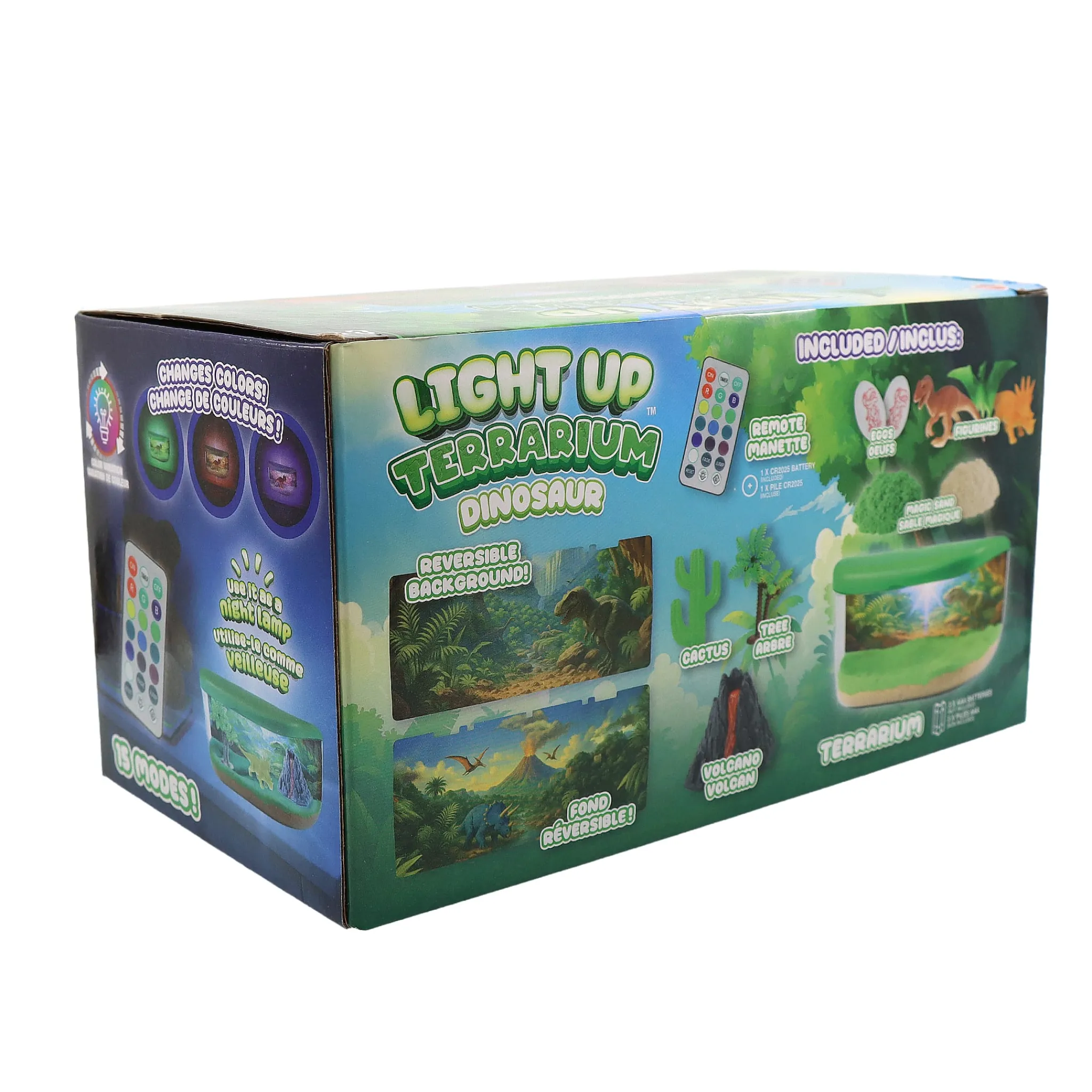 Kids Groupe Ricochet Diy & Activities>Light-up Terrarium - Dinosaur