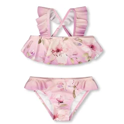 Kids Deux par Deux Swimsuits>Flowers Bikini 2-6